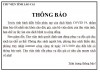 THÔNG BÁO VỀ VIỆC TẠM DỪNG PHỤC VỤ ĐỘC GIẢ