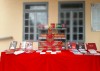Thư viện tỉnh trưng bày ấn phẩm, tư liệu tại Đại hội Đảng bộ xã Tân Dương lần thứ XVIII