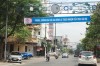Nhiều băng rôn, khẩu hiệu tuyên truyền về ngày Gia đình Việt Nam và Tháng hành động phòng, chống bạo lực gia đình tại thành phố Lào Cai.