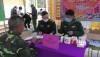 Đồn Biên phòng Si Ma Cai đã phối hợp với Trung tâm y tế xã tổ chức khám chữa bệnh và cấp phát thuốc miễn phí
