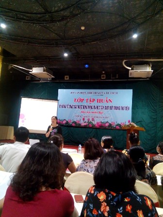 Tập huấn kỹ năng tổ chức các hoạt động phục vụ học tập suốt đời trong thư viện