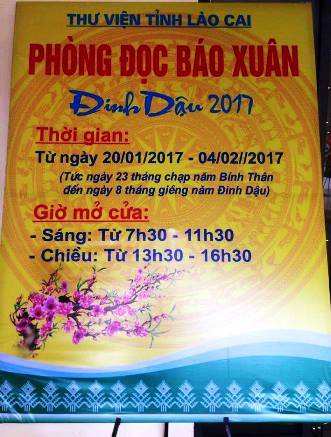 Tổ chức trưng bày báo, tạp chí tại Hội báo Xuân Đinh Dậu tỉnh Lào Cai năm 2017
