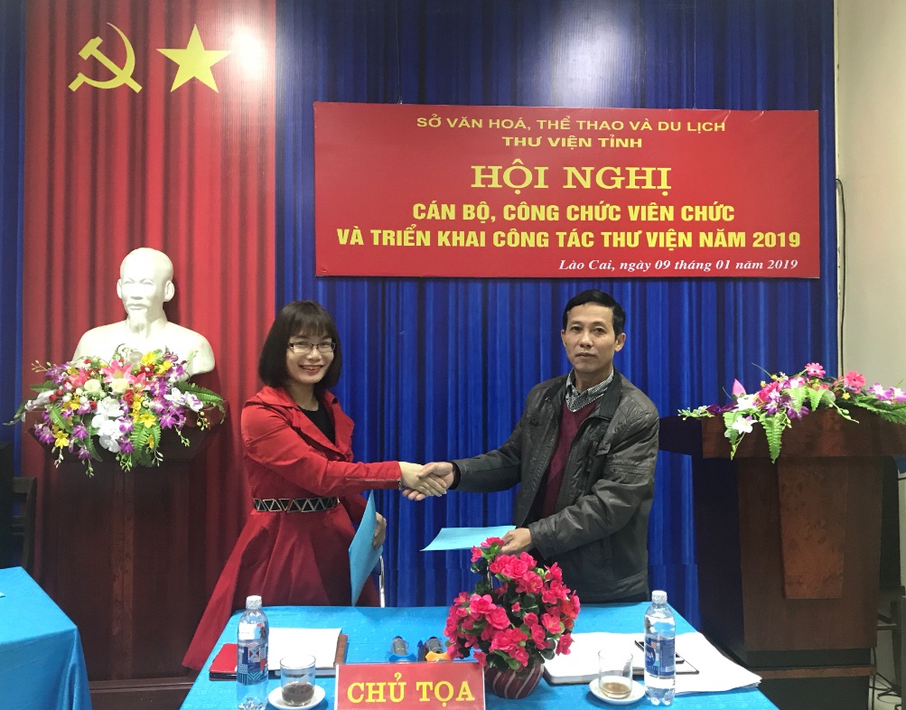 Hội nghị Cán bộ CCVC Thư viện tỉnh Lào Cai năm 2018