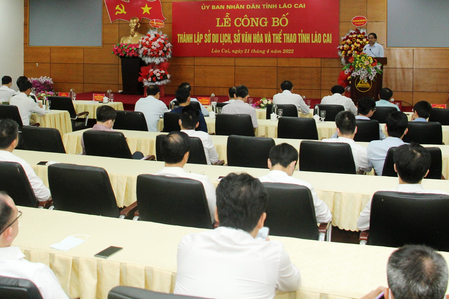 Quang cảnh Lễ công bố.