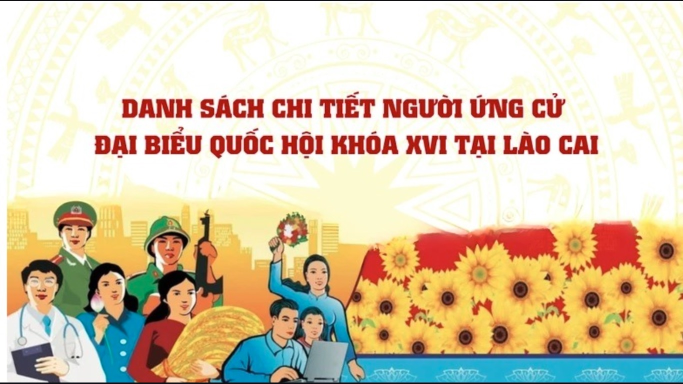 Danh sách 18 người ứng cử đại biểu Quốc hội khóa XVI tại Lào Cai