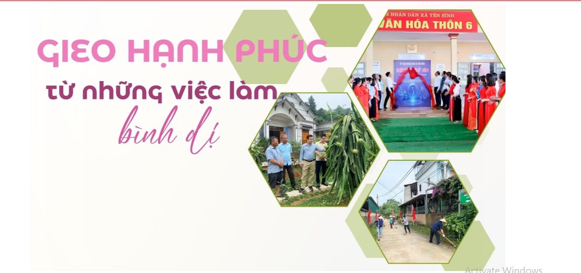 Gieo hạnh phúc từ những việc làm bình dị