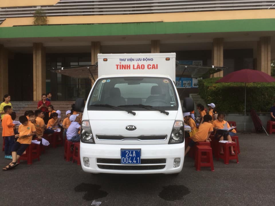 Xe thư viện lưu động - Thư viện tỉnh Lào Cai